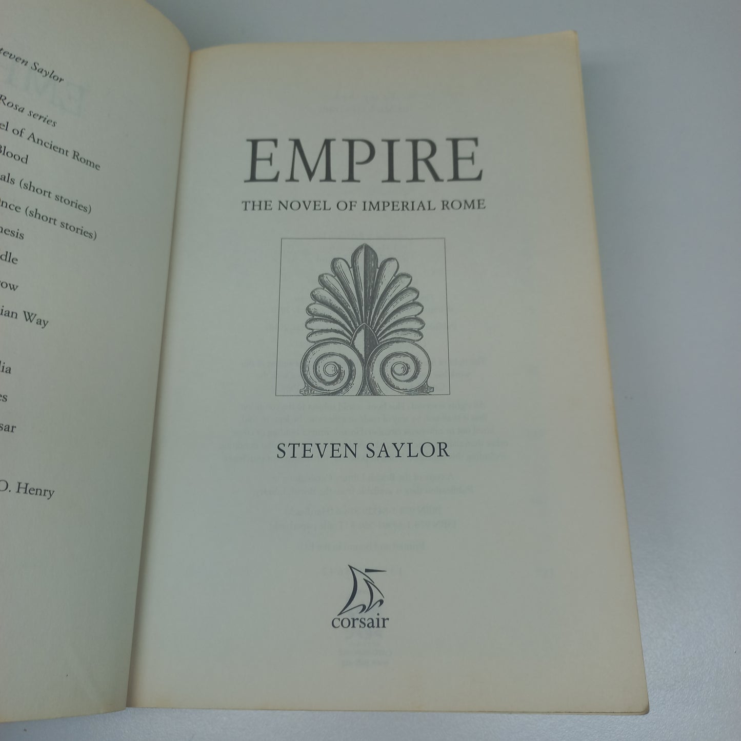 Empire: The Epic Novel of Imperial Rome by Steven Saylor (Rome #2)