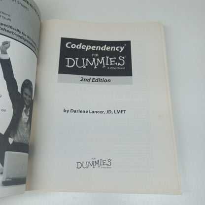 Codependency For Dummies by Darlene Lancer