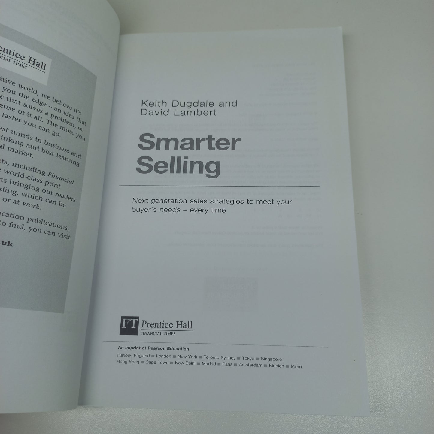 Smarter Selling by Keith Dugdale & David Lambert