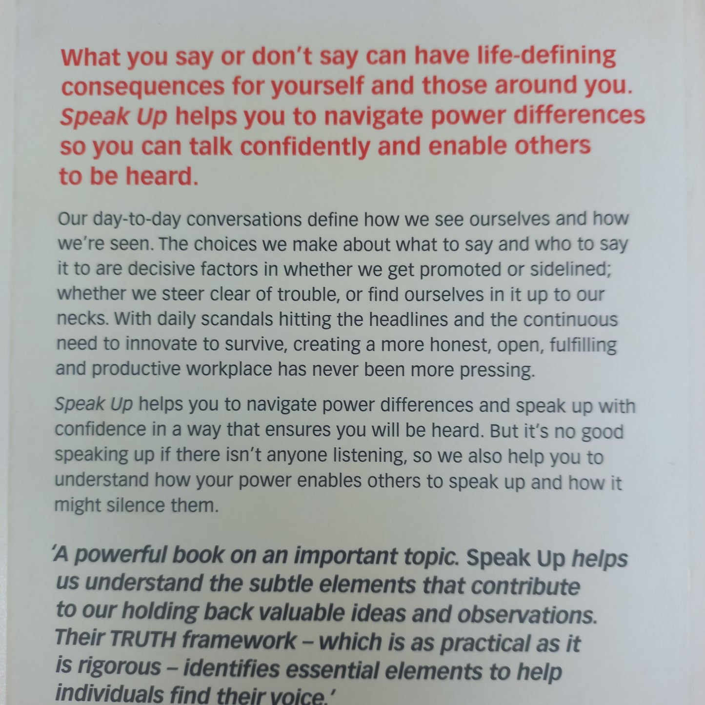 Speak Up: Say What Needs To Be Said and Hear What Needs to be Heard by Megan Rietz & John Higgins