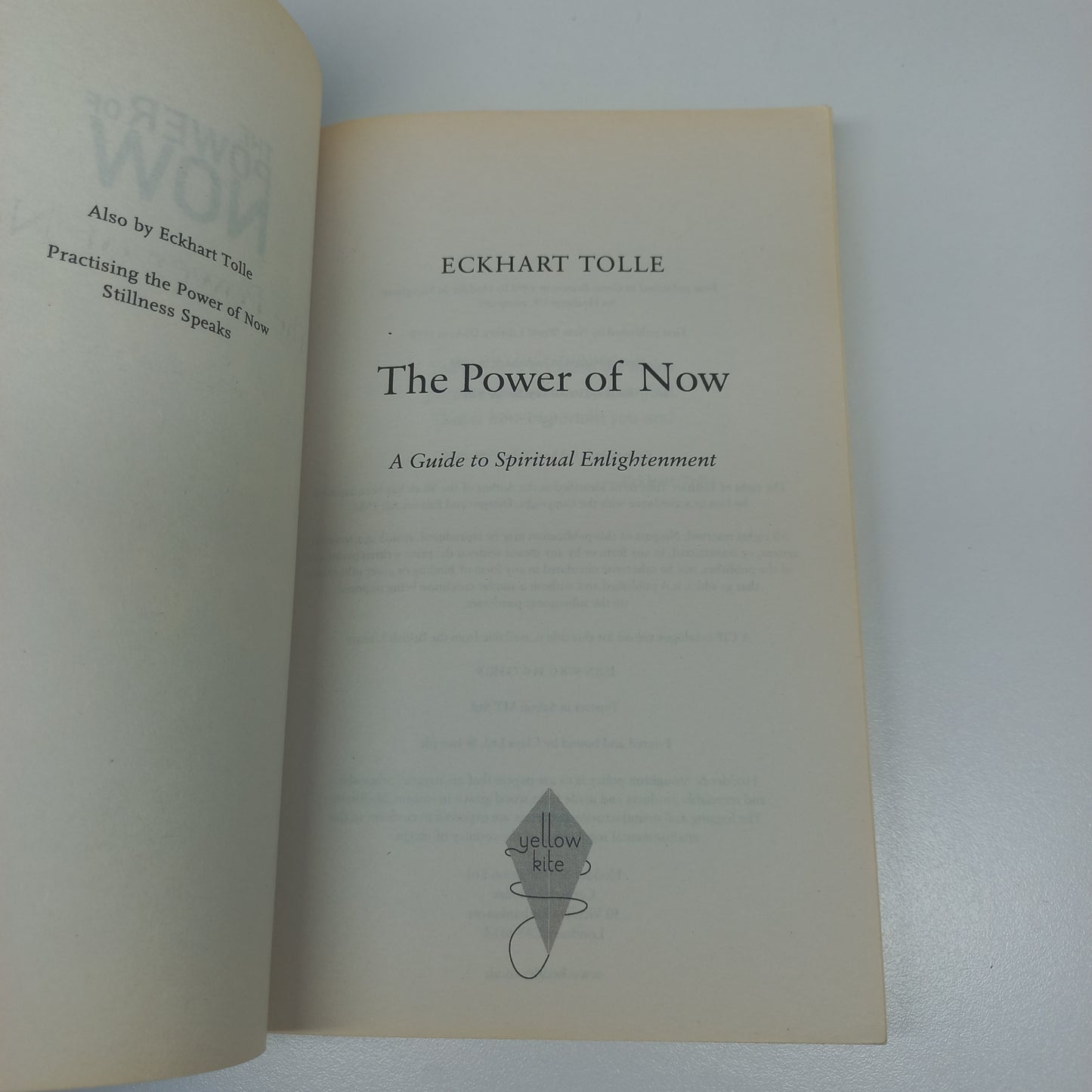 The Power of Now: A Spiritual Guide to Enlightenment by Eckhart Tolle
