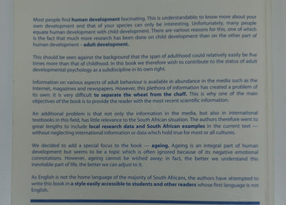 Adult Development and Ageing by D. Louw & A. Louw (2009)