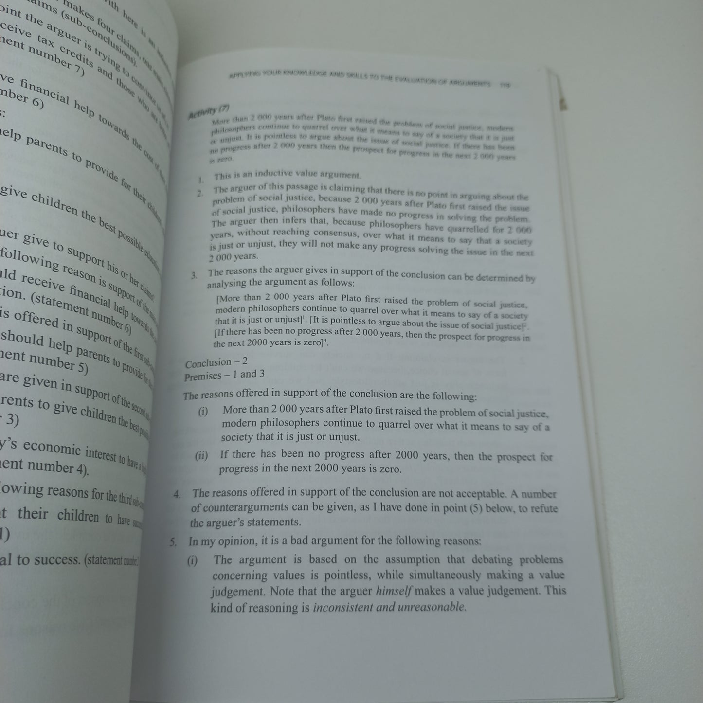 Critical Reasoning and the Art of Argumentation by M.E.S. Van Den Berg (2010) Revised Edition