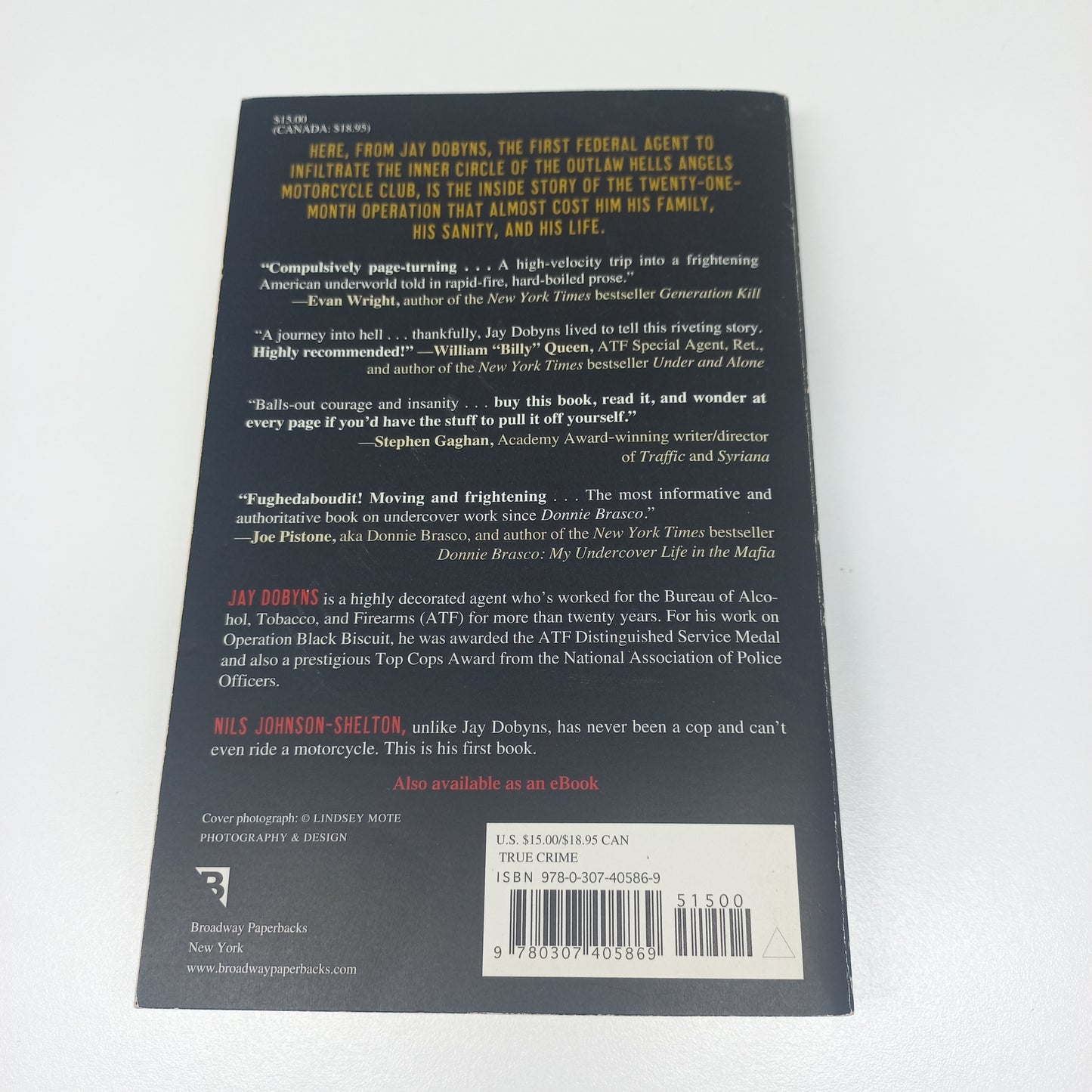 No Angel: My Harrowing Undercover Journey to the Inner Circle of The Hells Angels by Jay Dobyns and Nils Johnson-Shelton