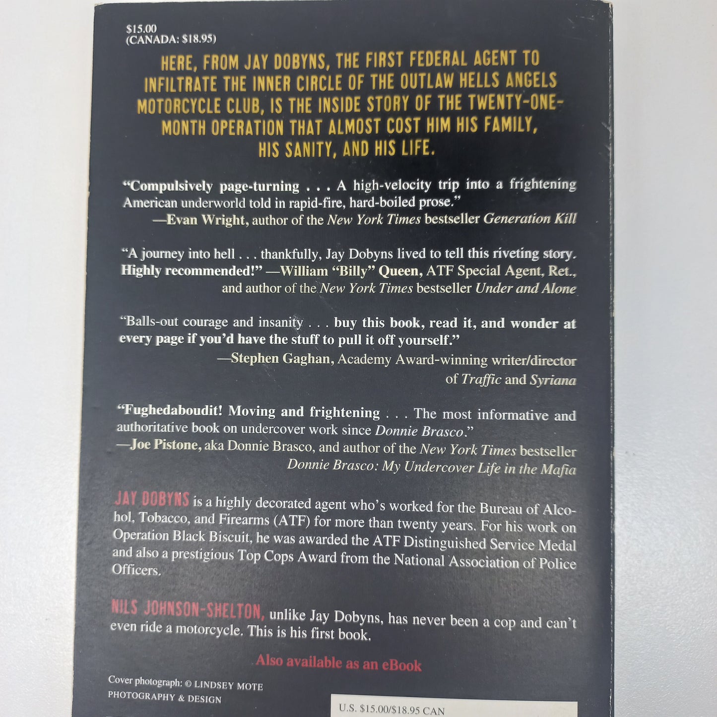 No Angel: My Harrowing Undercover Journey to the Inner Circle of The Hells Angels by Jay Dobyns and Nils Johnson-Shelton