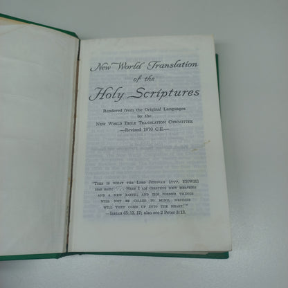 New World Translations of the Holy Scriptures