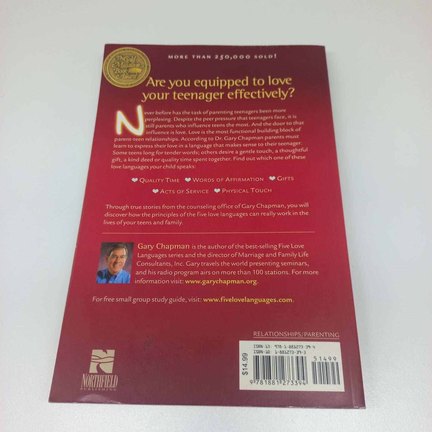 The Five Love Languages of Teenagers by Gary Chapman