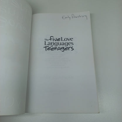 The Five Love Languages of Teenagers by Gary Chapman