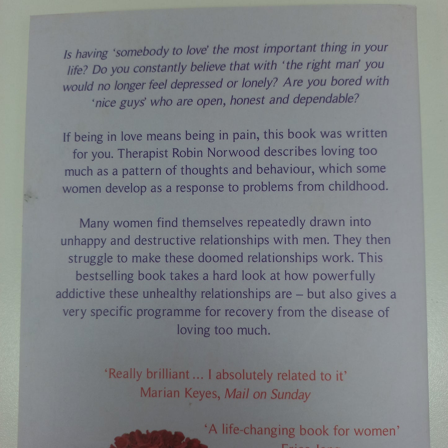 Women Who Love Too Much by Robin Norwood