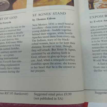 Reader's Digest (4 in 1) The Fist of God by F. Forsyth, St Agnes' Stand by T. Eidson, Exposure by E. Anthony & And the Violins Stopped Playing by A. Ramati