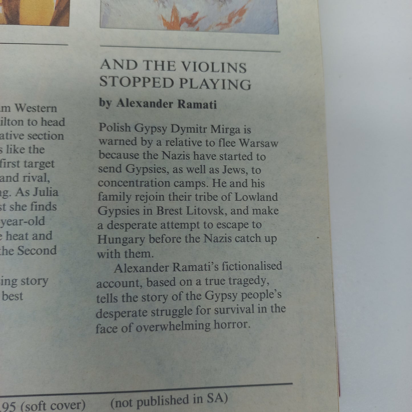 Reader's Digest (4 in 1) The Fist of God by F. Forsyth, St Agnes' Stand by T. Eidson, Exposure by E. Anthony & And the Violins Stopped Playing by A. Ramati