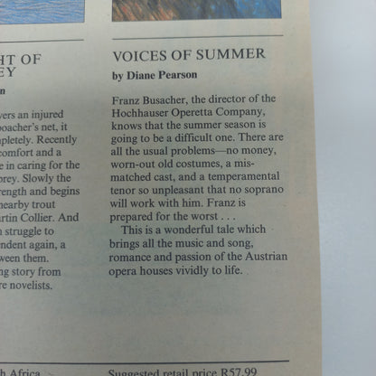 The Tick Tock Man by T. Strong, Remember Me by M.H. Clark, The Flight of the Osprey by E. Clarkson & Voices of Summer by D. Pearson Reader's Digest (4 in 1)