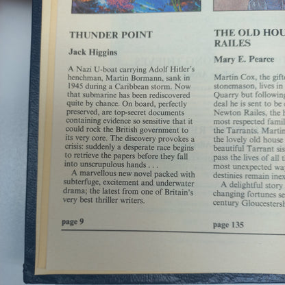 Thunder Point by J. Higgins, The Old House at Railes by M.E. Pearce, Honour Among Thieves by J. Archer & Night of Reunion by M. Allegretto Reader's Digest (4 in 1)