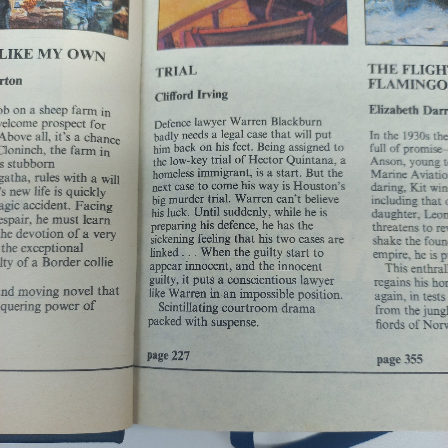 Reader's Digest (4 in 1) Longshot by D. Francis, No Harp Like My Own by M. Quarton, Trial by C. Irving & The Flight of Flamingo by E. Darrell