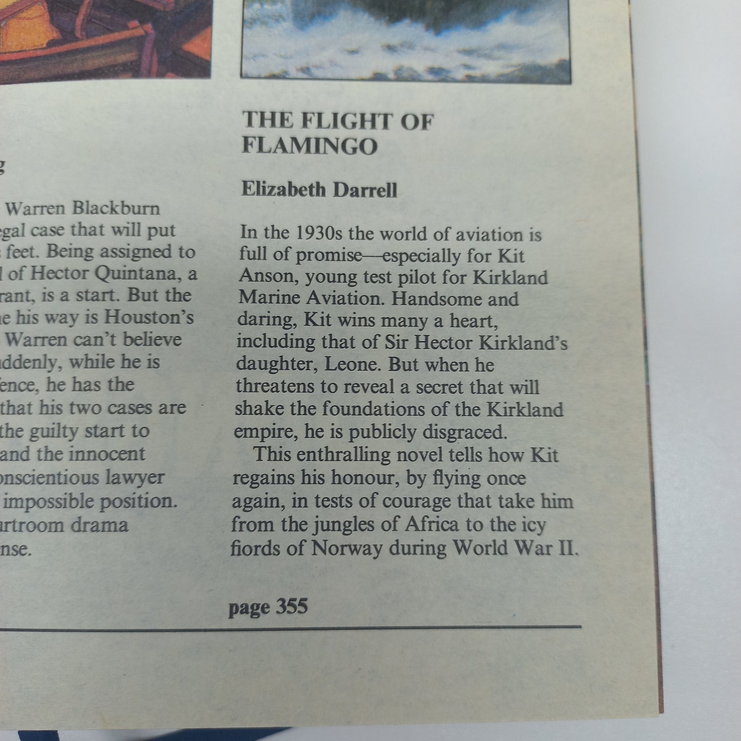 Reader's Digest (4 in 1) Longshot by D. Francis, No Harp Like My Own by M. Quarton, Trial by C. Irving & The Flight of Flamingo by E. Darrell