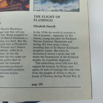 Reader's Digest (4 in 1) Longshot by D. Francis, No Harp Like My Own by M. Quarton, Trial by C. Irving & The Flight of Flamingo by E. Darrell