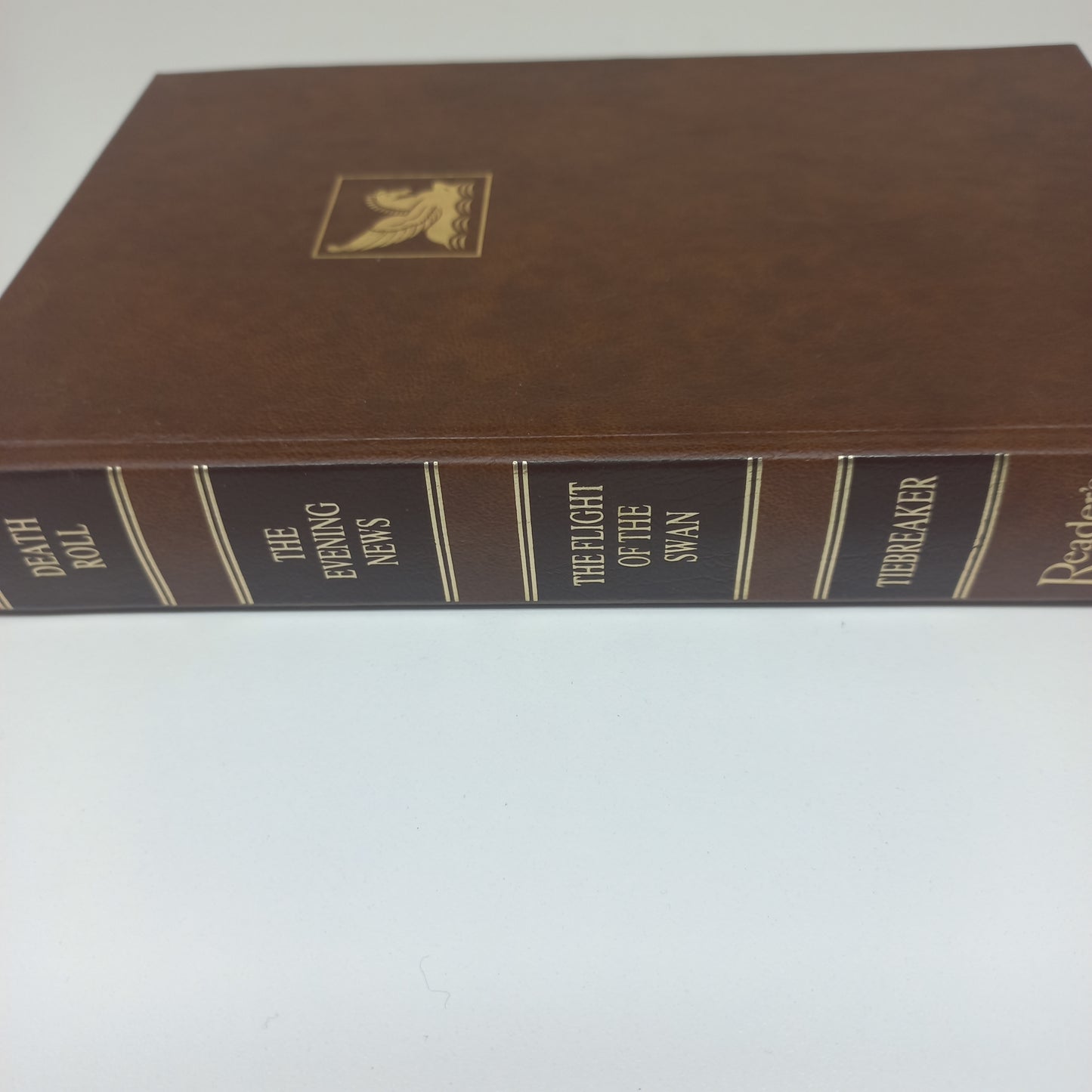Death Roll by S. Llewellyn, The Evening News by A. Hailey, The Flight of the Swan by E. Webster & Tiebreaker by J.M. Bickham Reader's Digest (4 in 1)