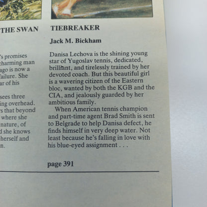 Death Roll by S. Llewellyn, The Evening News by A. Hailey, The Flight of the Swan by E. Webster & Tiebreaker by J.M. Bickham Reader's Digest (4 in 1)