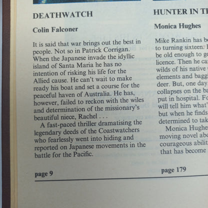 Deathwatch by C. Falconer, Hunter in the Dark by M. Hughes, The Women in His Life by B.T. Bradford & The Ark's Anniversary by G. Durrell Reader's Digest (4 in 1)