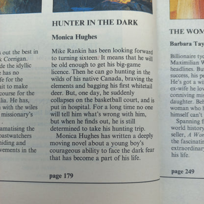 Deathwatch by C. Falconer, Hunter in the Dark by M. Hughes, The Women in His Life by B.T. Bradford & The Ark's Anniversary by G. Durrell Reader's Digest (4 in 1)
