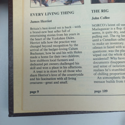 Reader's Digest (4 in 1) Every Living Thing by J. Herriot, The Rig by J. Collee, Anna by C. Harrod-Eagles & The Last of the Cockleshell Heroes by W. Sparks