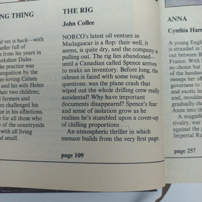 Reader's Digest (4 in 1) Every Living Thing by J. Herriot, The Rig by J. Collee, Anna by C. Harrod-Eagles & The Last of the Cockleshell Heroes by W. Sparks