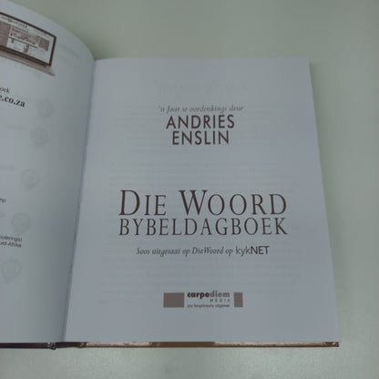 Die Woord Bybeldagboek: 'n Jaar se Dagstukke by Andries Enslin
