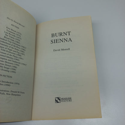 Burnt Sienna by David Morrell