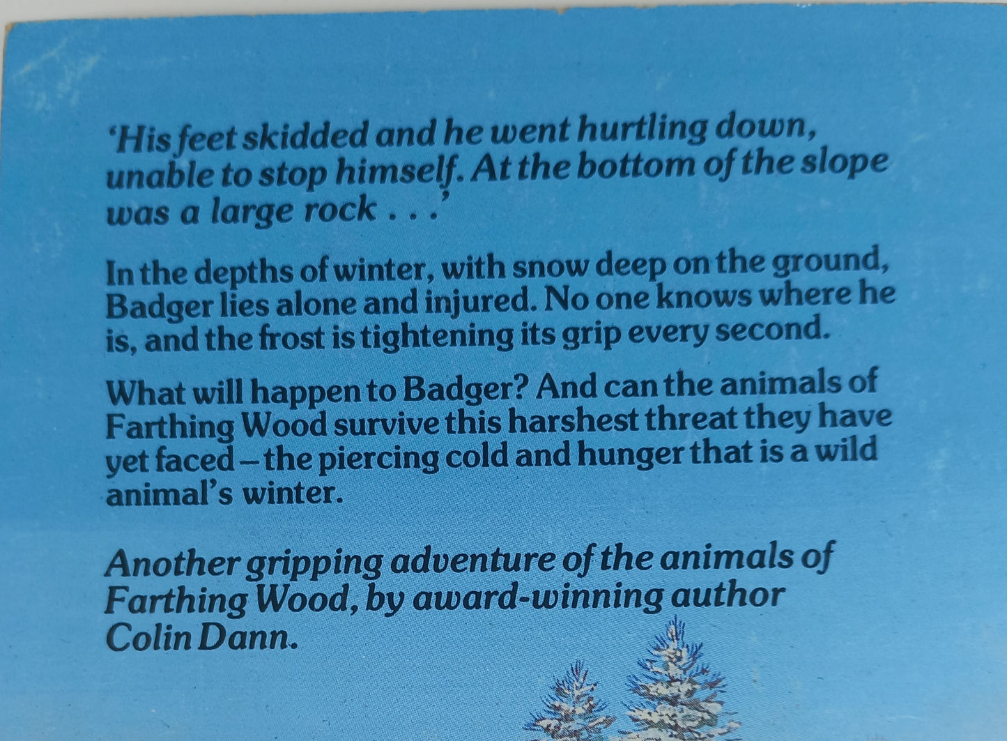 In the Grip of Winter by Colin Dann (The Animals of Farthing Wood #2)