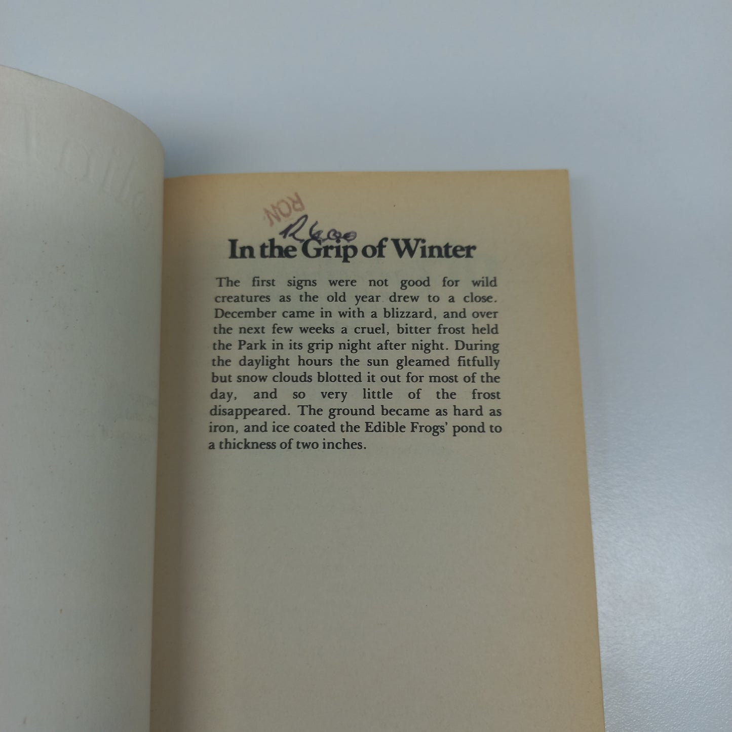 In the Grip of Winter by Colin Dann (The Animals of Farthing Wood #2)