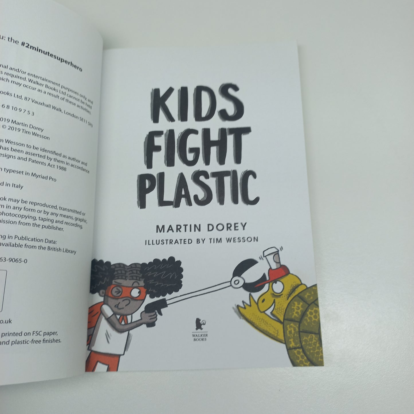Kids Fight Plastic by Martin Dorey 50 Missions to Help Save the Oceans (#2minutesuperhero)