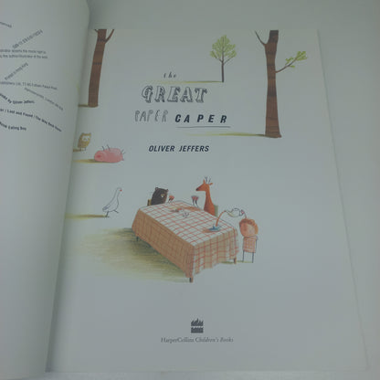 The Great Paper Caper by Oliver Jeffers (WITH CD)