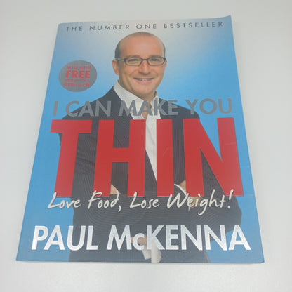 I Can Make You Thin: Love Food, Lose Weight by Paul McKenna (WITH CD, NO DVD)