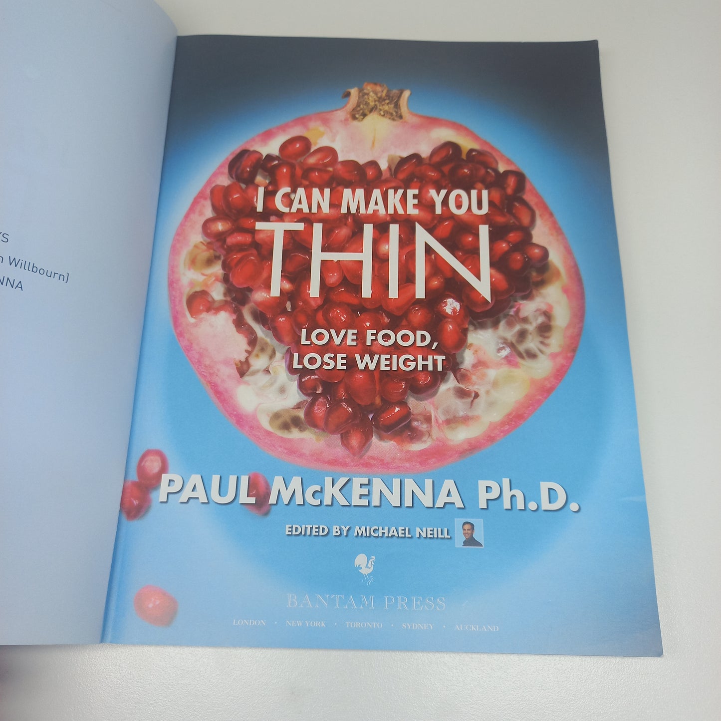 I Can Make You Thin: Love Food, Lose Weight by Paul McKenna (WITH CD, NO DVD)