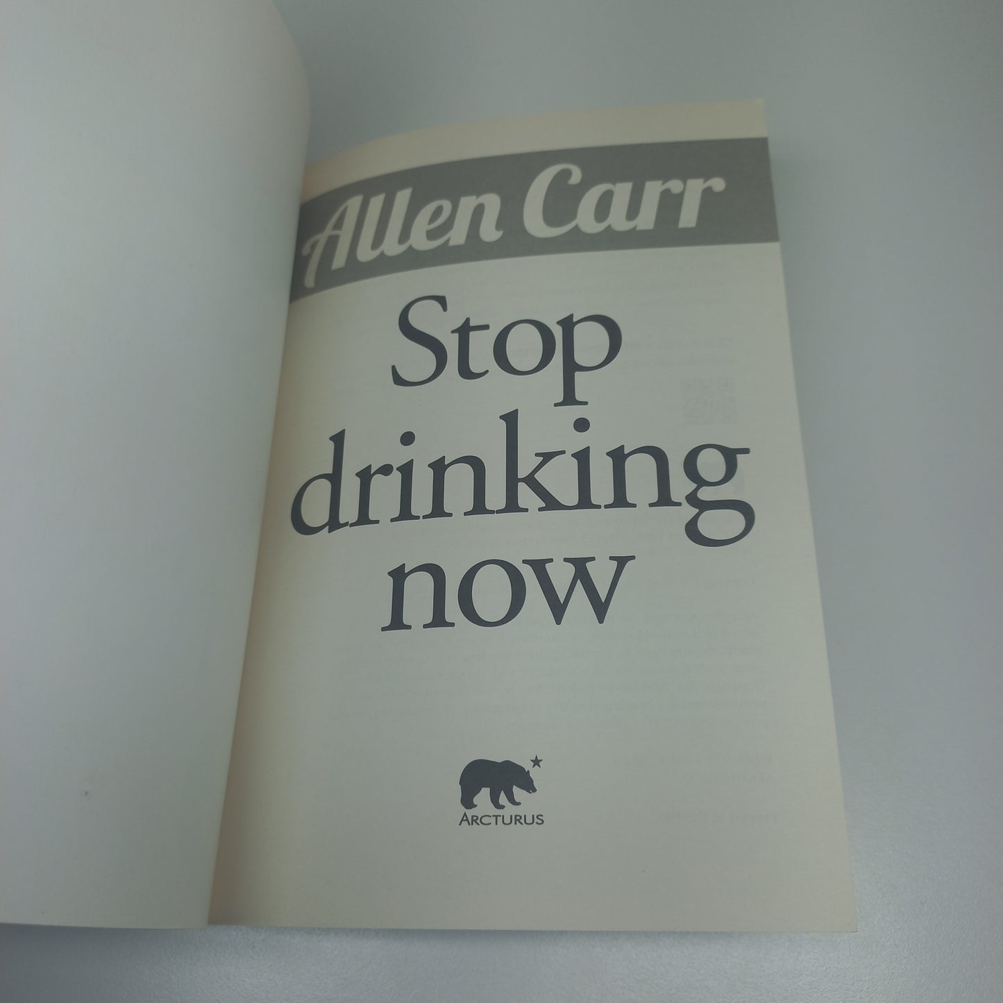 Stop Drinking Now by Allen Carr (WITH CD)