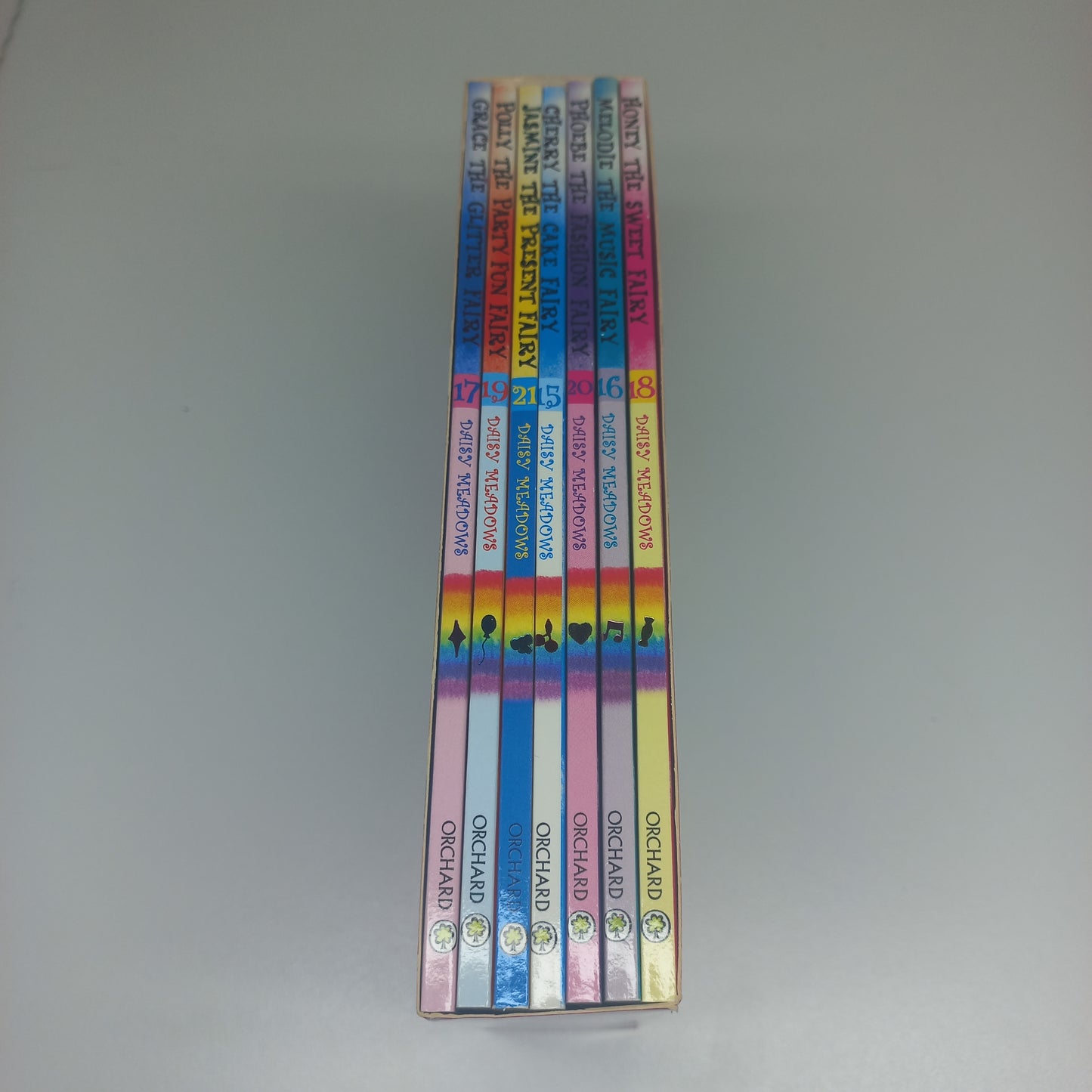 Rainbow Magic The Party Fairies Series 3 by Daisy Meadows Box Set Books 15-21