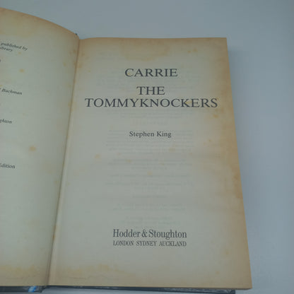 Stephen King Carrie & The Tommyknockers 2 IN 1