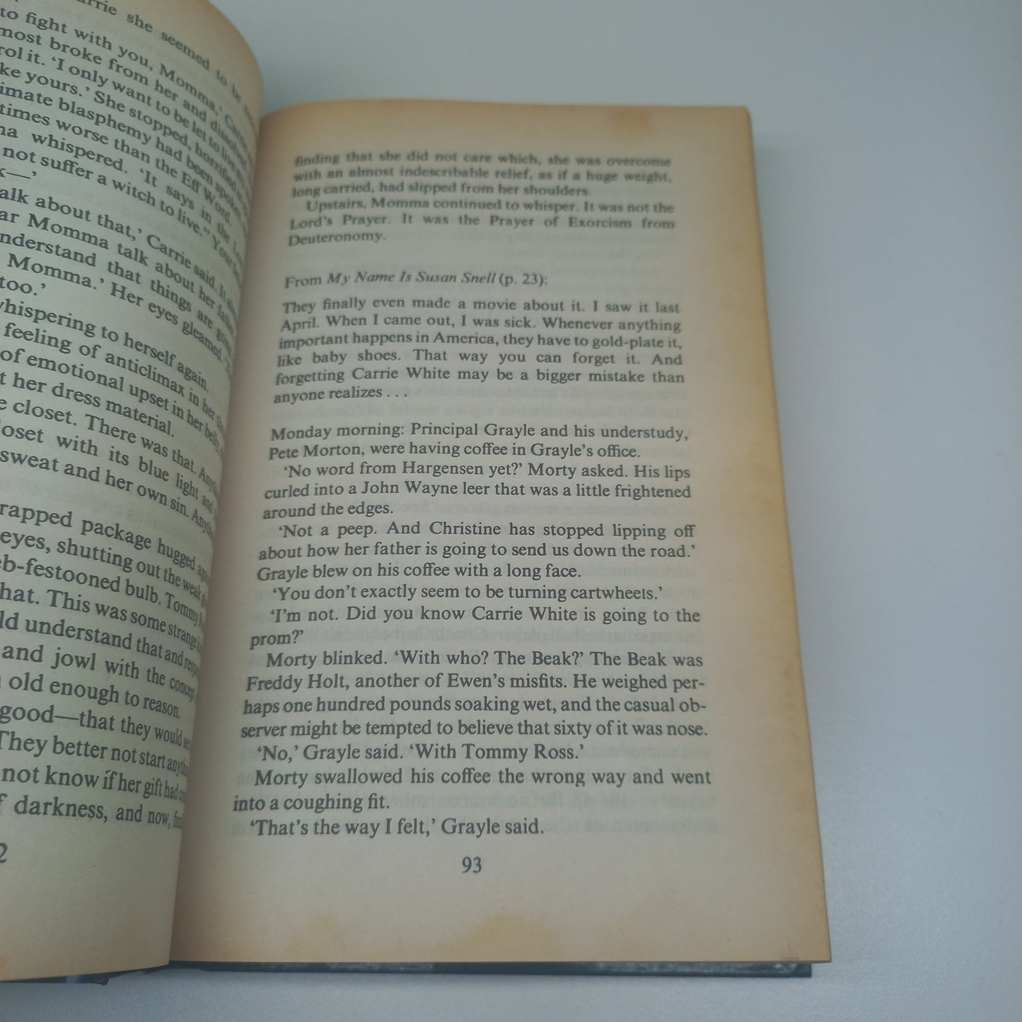 Stephen King Carrie & The Tommyknockers 2 IN 1