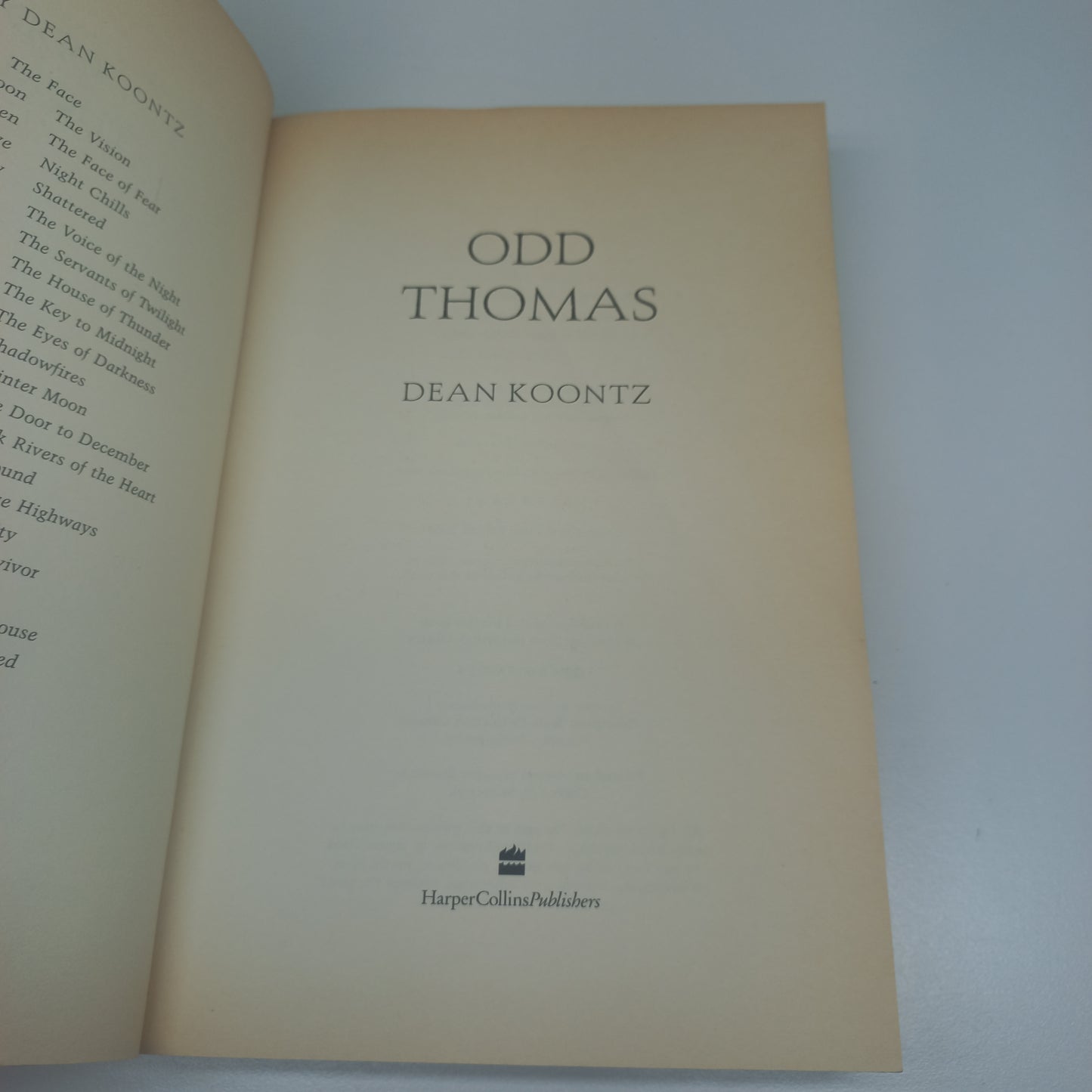 Odd Thomas by Dean Koontz (Odd Thomas #1)