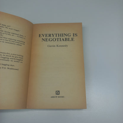 Everything is Negotiable: How to Negotiate and Win by Gavin Kennedy