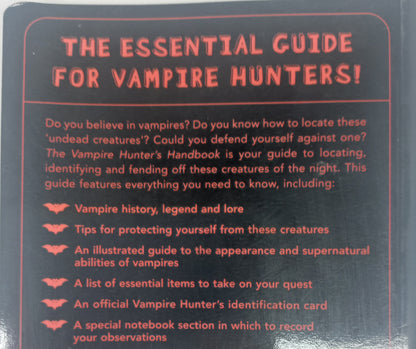 The Vampire Hunter's Handbook: A Field Guide to the Paranormal by Erin Slonaker