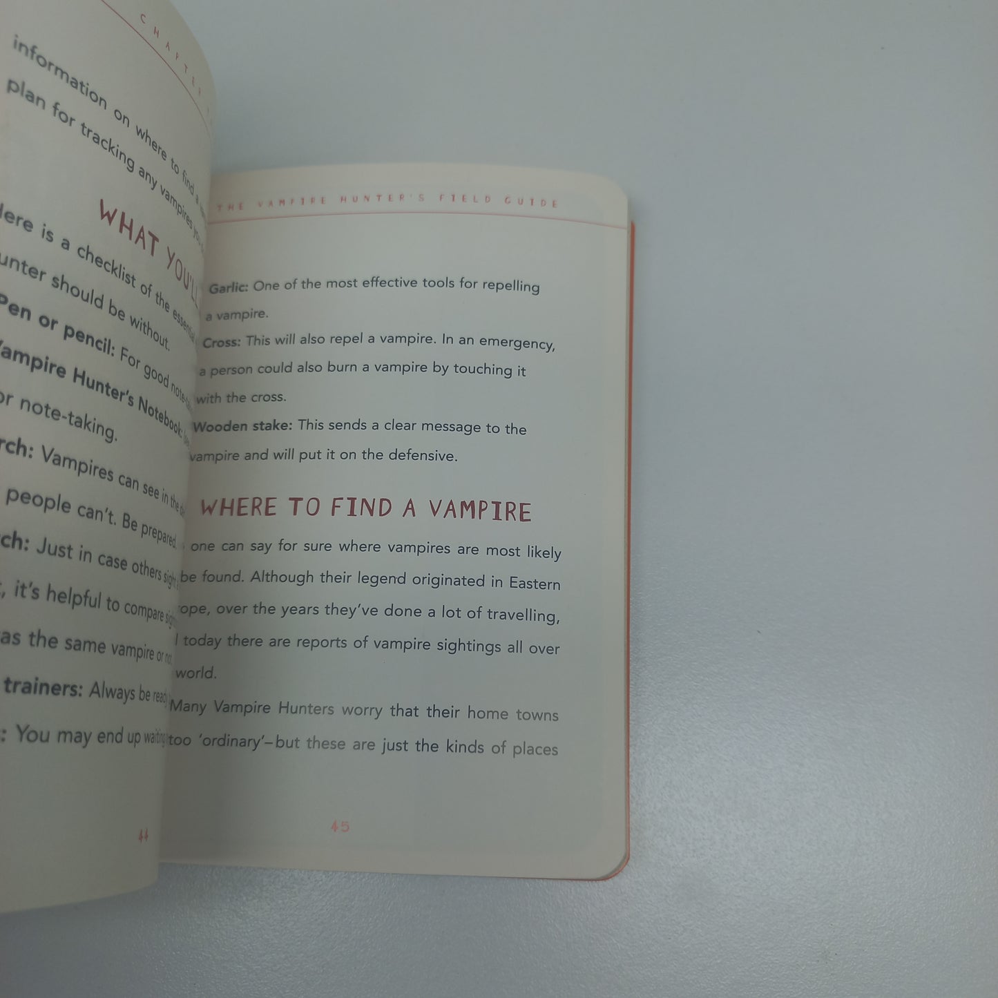 The Vampire Hunter's Handbook: A Field Guide to the Paranormal by Erin Slonaker