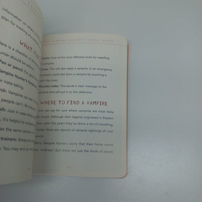 The Vampire Hunter's Handbook: A Field Guide to the Paranormal by Erin Slonaker