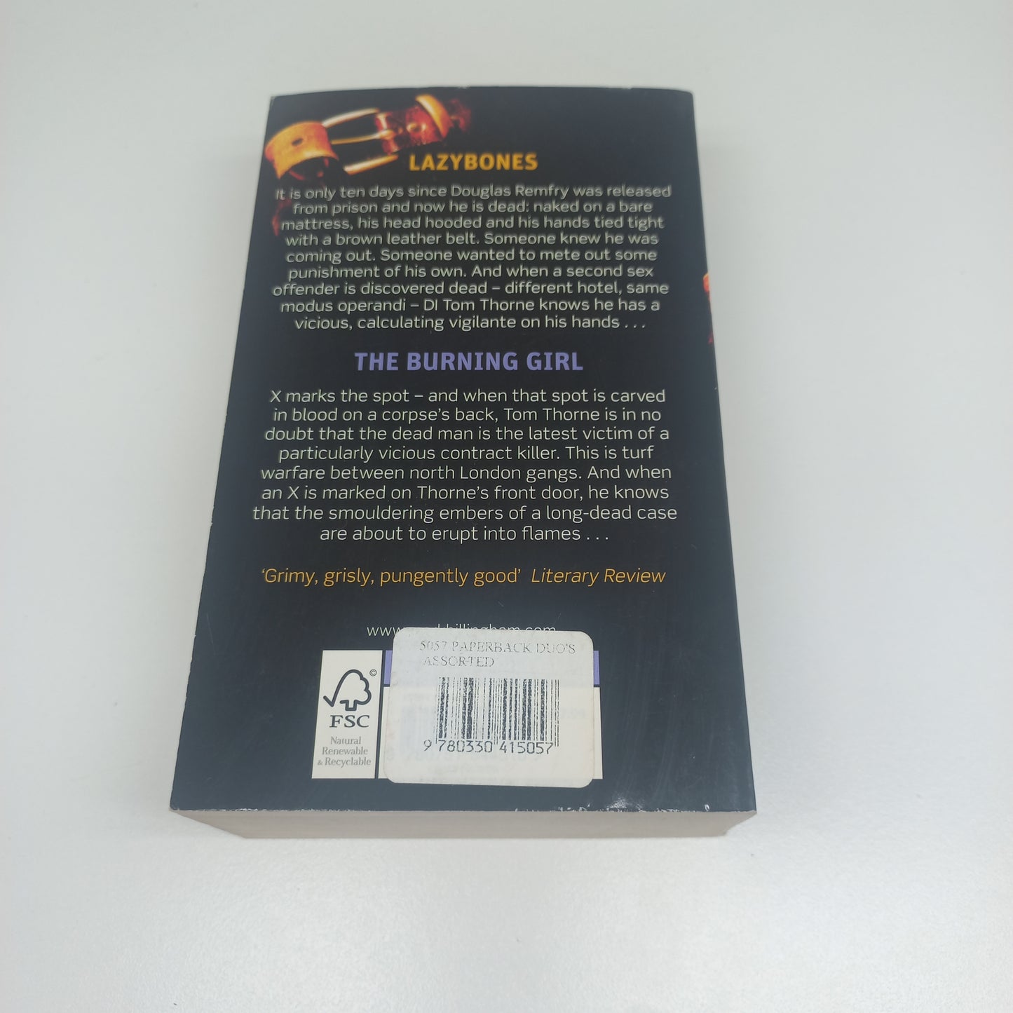Lazybones (Tom Thorne #3) & The Burning Girl (Tom Thorne #4) by Mark Billingham Omnibus 2 in 1
