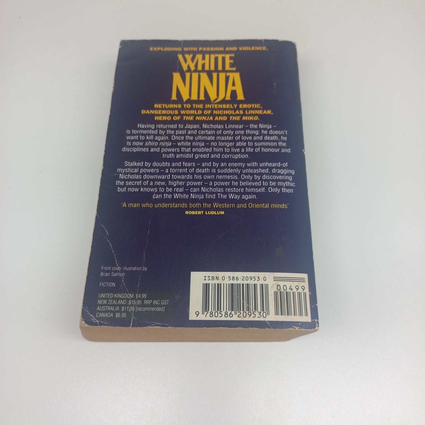 Eric Van Lustbader 2 Book Bundle The Miko (Nicholas Linnear #2) & White Ninja (Nicholas Linnear #3)