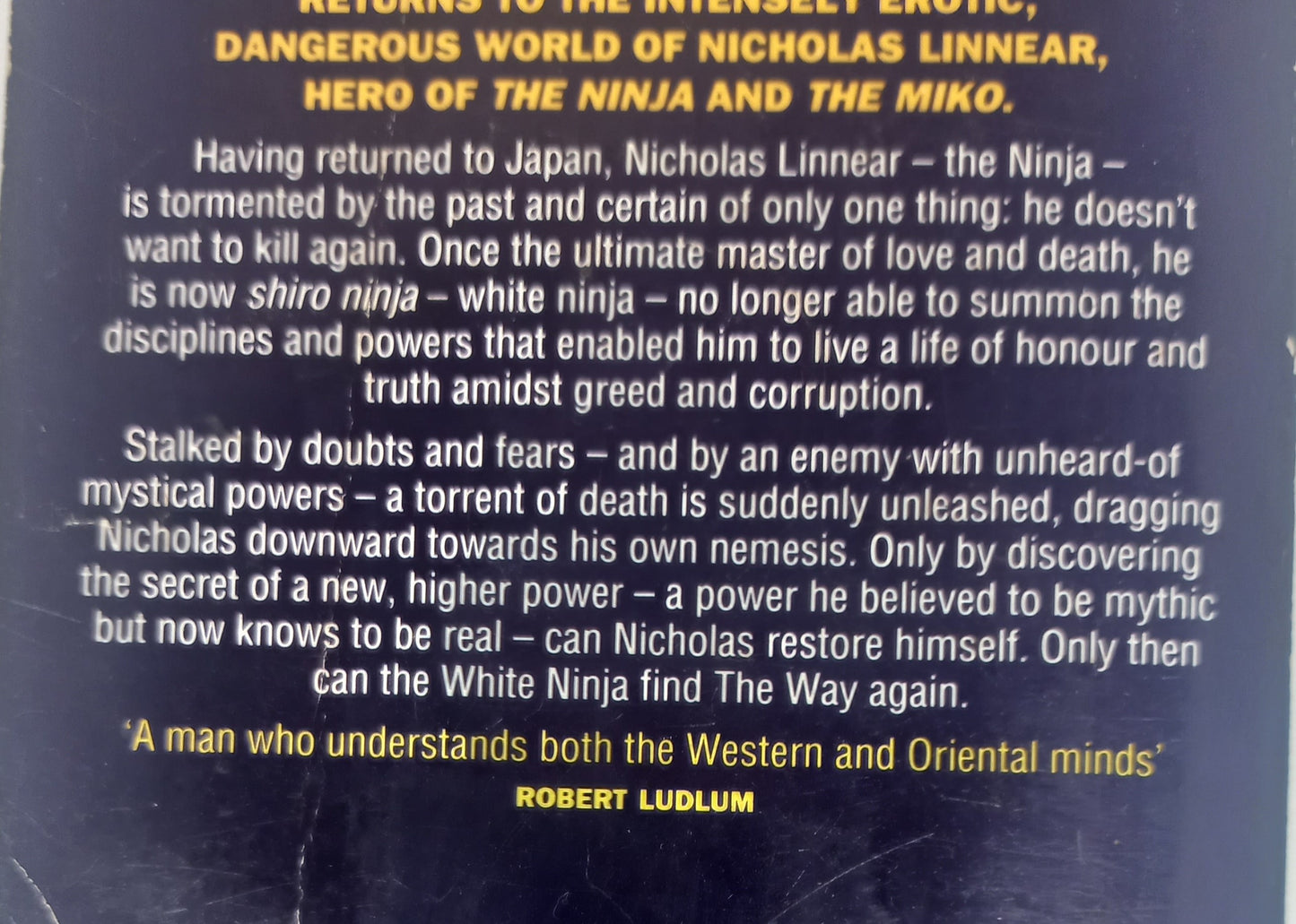 Eric Van Lustbader 2 Book Bundle The Miko (Nicholas Linnear #2) & White Ninja (Nicholas Linnear #3)