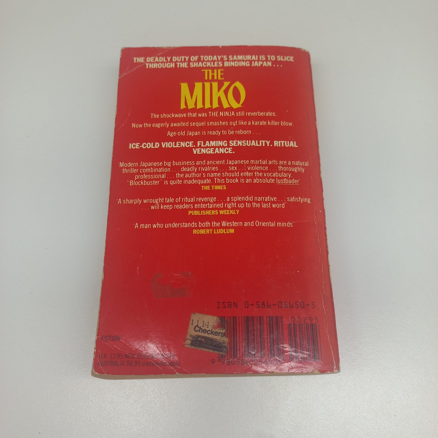 Eric Van Lustbader 2 Book Bundle The Miko (Nicholas Linnear #2) & White Ninja (Nicholas Linnear #3)
