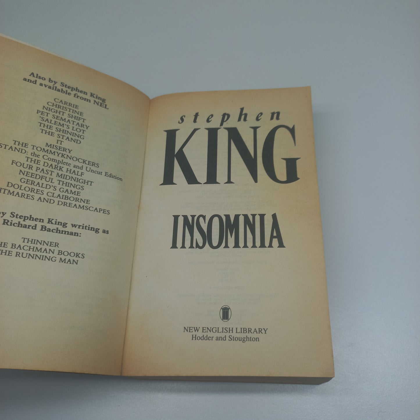 Insomnia by Stephen King