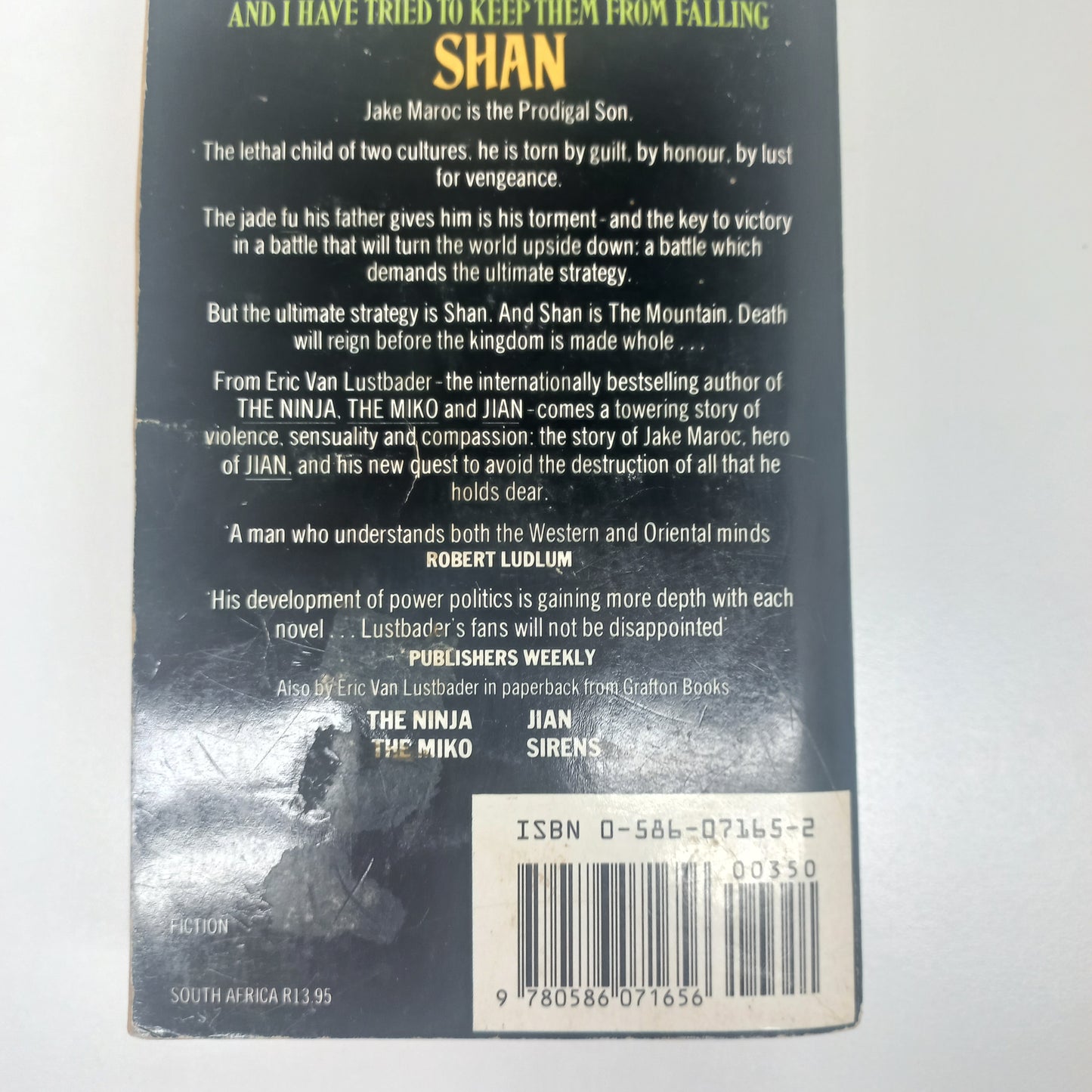 Eric Van Lustbader 2 Book Bundle Shan (China Maroc #2), & Jian (China Maroc #1)
