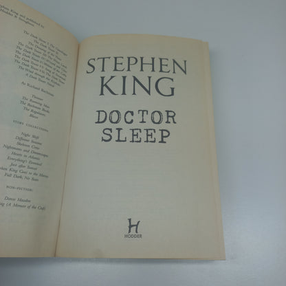 Doctor Sleep by Stephen King (The Shining #2)